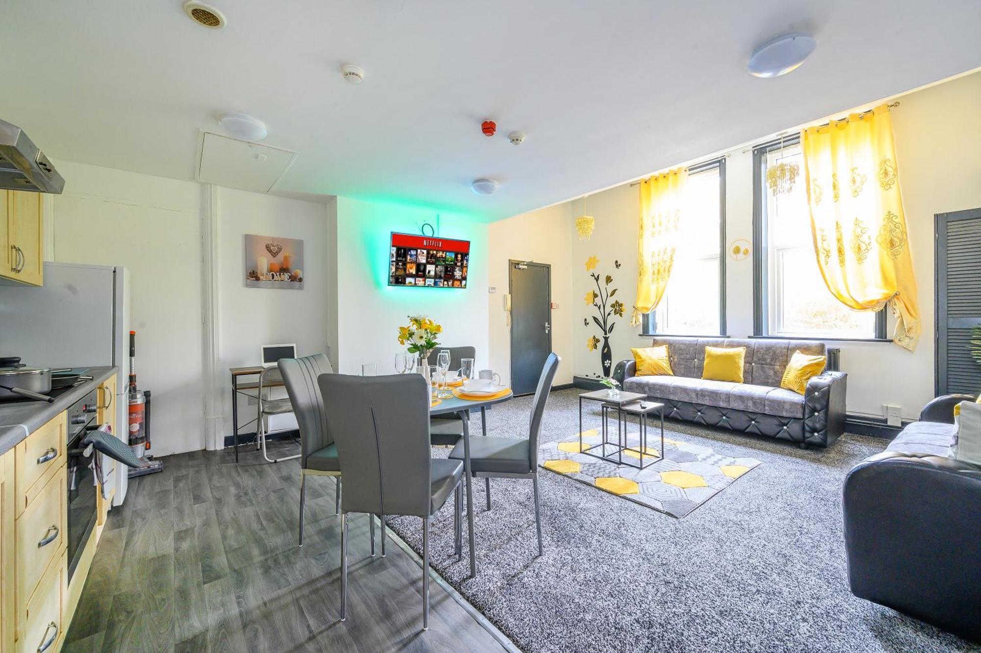 -F5Gh- For Relaxed & Cosy Stay, Free Parking, Wifi Лидс Экстерьер фото