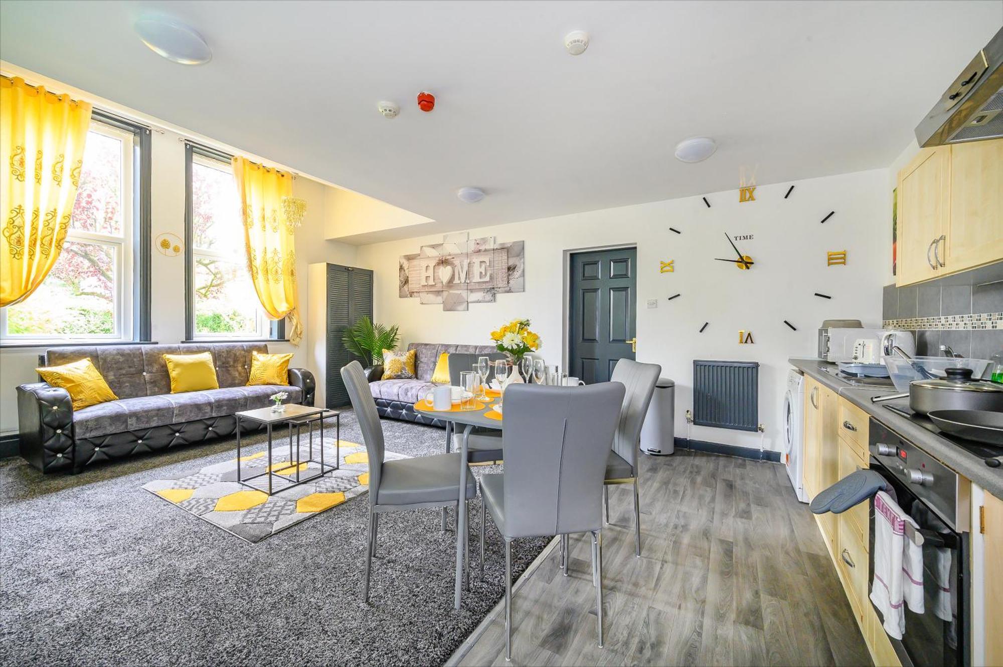 -F5Gh- For Relaxed & Cosy Stay, Free Parking, Wifi Лидс Экстерьер фото